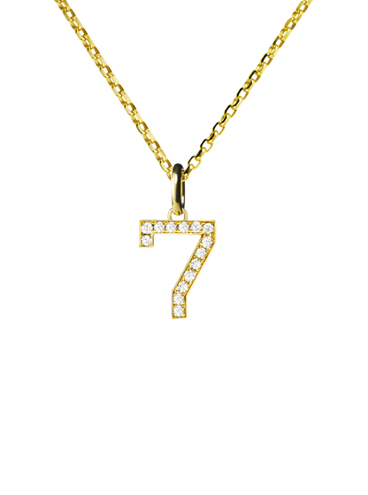 NUMERAL 7 | PENDANT | DIAMOND