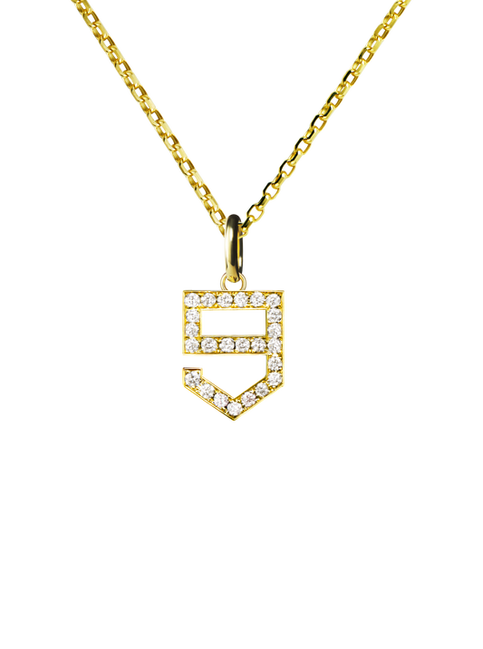 NUMERAL 9 | PENDANT | DIAMOND